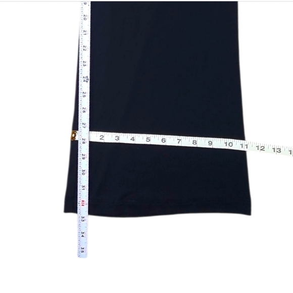 Artelier Nicole Miller Style BD10093 Wide Leg Flowy Flare Black Pants Size Small - Picture 5 of 9